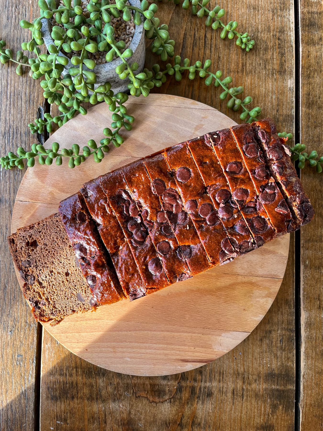 Chocolate chip banana bread